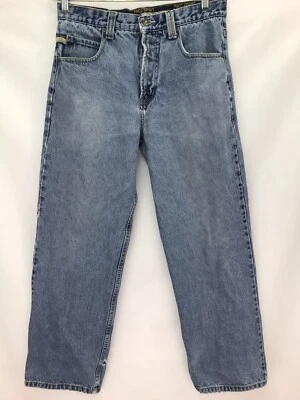 Pantalones de mezclilla Paco Sport para hombre 31x29 azul manchado envejecido (etiqueta 32x29) Foto 1 de 4