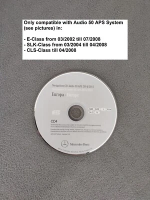 CD Navigation Mercedes AUDIO 50 APS NTG1 ITALIEN KROATIEN GREECE 2015 SLK CLS E - Bild 1 von 2