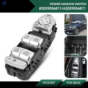 Elektrischer Hauptschalter Fensterheber für Mercedes-Benz C-Klasse W205 S205 C180 C20 - Bild 1 von 6