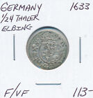 GERMANY ELBING 1/24 THALER 1633 - F/VF