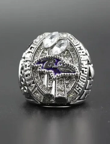 Baltimore Ravens Super Bowl Replica Ring 2012 Championship Ring - Joe Flacco Cover