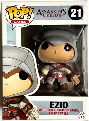 Ezio #21 Funko POP Games Assassin's Creed II Brand New 🔥 Cover