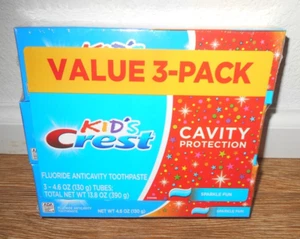 Crest For Kids 3 Pack Cavity Protection Toothpaste W Fluoride - Picture 1 of 1