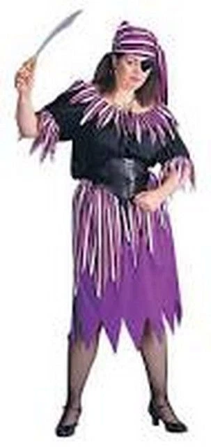 Fantasia Pirata CARMEN WENCH Halloween Rubis PLUS Deluxe 17201 - Imagem 1 de 1