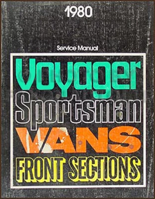 1980 Dodge Van Shop Manual Sportsman Plymouth Tradesman Voyager Clas C Motorhome - Image 1 of 2
