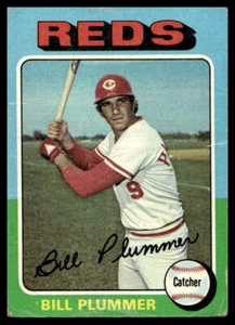 1975 Topps #656 Bill Plummer Cincinnati Reds niedrige Qualität Falte - Bild 1 von 2
