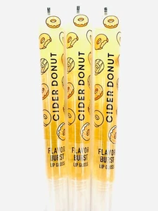 Bath & Body Works LOT of 3 Flavor Burst Lip Gloss Cider Donut .34 oz Sealed NEW - Picture 1 of 2