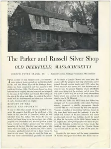 Historic Deerfield Colonial American Revival Silversmith Parker & Russell - Bild 1 von 2