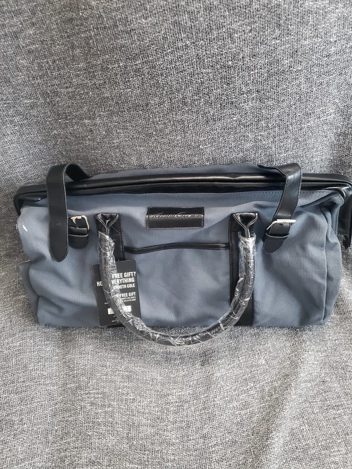 Kenneth Cole [Travel_Satchel_Doctor] BOLSO (19''x11''x9'') Azul/Gris/Negro (Ltd.) Foto 1 de 4
