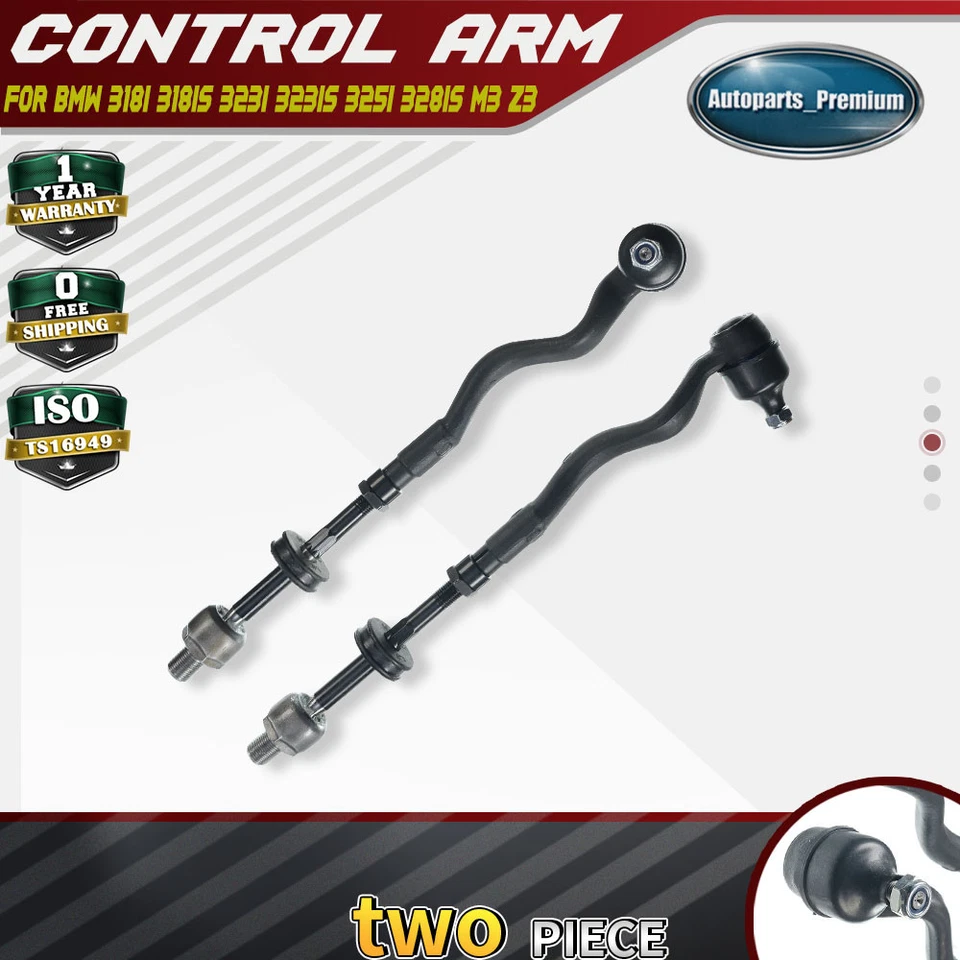 2x Conjunto de extremo de varilla de amarre exterior interior delantero para BMW 318i 323is M3 Z3 1991-2002 E36 Foto 1 de 4