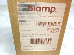 Biamp Tesira CONNECT TC-5 Room Connection Device - 911.0039.900 - Picture 1 of 2