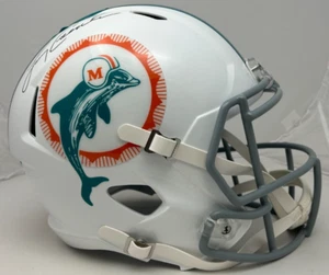 Larry Csonka Signed Miami Dolphins Throwback Full Size Replica Helmet PSA 802 - Picture 1 of 8