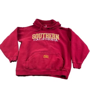 Campus Drive Women's Southern California USC Red Pullover Hooded Sweatshirt Sz S - Picture 1 of 7