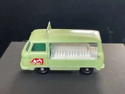 Matchbox Lesney #21C Commer botella de leche flotador negro ruedas de plástico vaca bonito 1961 Foto 1 de 4