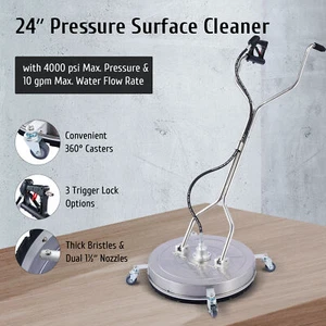 Preenex 24" Pressure Surface Cleaner Accessory for Power Washers for Floor Patio - Picture 1 of 15