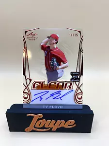 TY FLOYD 2023 BLATT TRINITY AUTOGRAMM/15 KLAR ROT XRC PROSPEKTIV AUTO - Bild 1 von 1