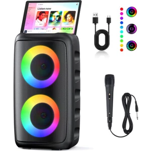 Portable Bluetooth Speaker Sub Woofer Heavy Bass Loud Sound Party System w/ MIC - Picture 1 of 19