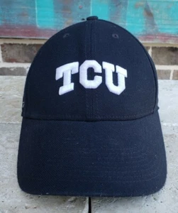 TCU Horned Frogs NCAA Nike Legacy 91 Stretch-fit  hat S/M Black (rare) Dri-Fit - Picture 1 of 5
