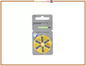 Powerone Size 10 Hearing Aid Batteries Zinc Air P10 Pack of 60 BRAND NEW - Picture 1 of 1