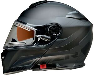 Z1R Solaris Scythe Snow Helmet w/Heated Electric Shield Black/Gray
