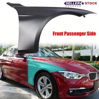 Fender Front Passenger Side Right For BMW 328i 320i 2012-2018 Primed Steel USA Foto 1 de 4