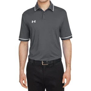 Under Armour Golf Men's Team Tipped Polo Shirt, Brand New - Picture 1 of 3