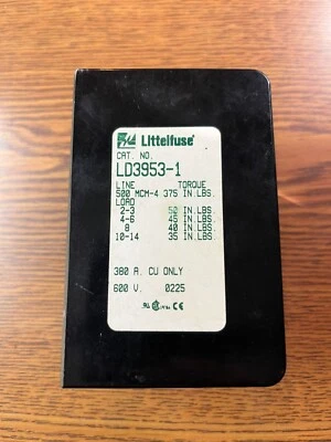 Littlefuse LD3953-1 Distribution Block 500MCM-4 300 Amp 600 Volt, - Image 1 of 3