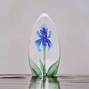 Alfombrillas Jonasson Maleras Suecia Flor Pintado a Mano Cristal 3 Pulgadas Escultura Firmada - Imagen 1 de 12