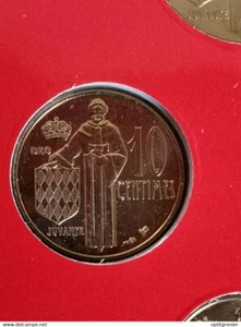 10 CENTIMES 1995 MONACO - FDC - SCELLEE ISSUE DU COFFRET - Picture 1 of 1
