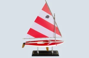 Wooden SUNFISH Model Sailboat Decoration 16"-1 - Picture 1 of 4
