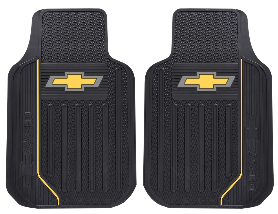 ⭐️⭐️⭐️⭐️⭐️ Alfombrillas Chevy Chevrolet 2 delanteras con licencia Traverse Equinox Colorado Foto 1 de 3