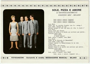QUARTETTO CETRA - SOLE, PIZZA E AMORE -38941- - Picture 1 of 1