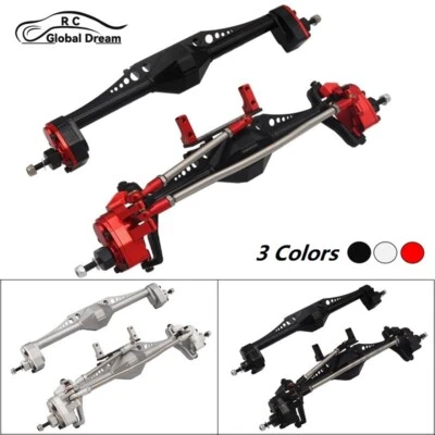 Front Rear Portal Axle w/ Servo Mount Set for 1/10 RC Crawler Axial Capra 1.9 UT - Image 1 of 4