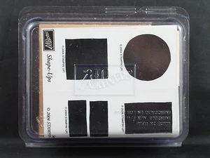 Stampin' Up rubber stamp set, SHAPE-UPS 2004 shadow - Picture 1 of 3