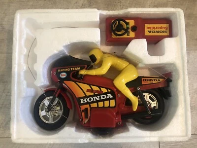 Vintage Corgi M6200 Battery Radio Operated Controlled Honda Motorbike Boxed - Image 1 of 4
