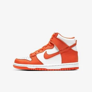 (GS) Nike Dunk High 'Syracuse' (2021) DB2179-100 Sneakers Kids Youth Unisex - Picture 1 of 9