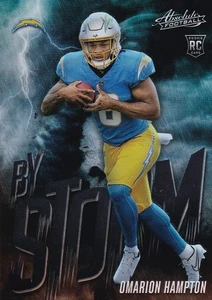 2025 Absolute Calendar OMARION HAMPTON #12 Chargers By Storm Rookie - Bild 1 von 1