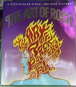Art Of Rock Visual History Paul D Grushkin Hardcover Fillmore Poster Book SIGNED - Picture 1 of 24