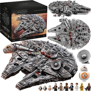 Compatible 75192 Star Wars Millennium Falcon Assembled Building Blocks Starw - Picture 1 of 19