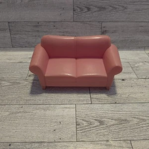 Mattel Barbie Ersatz-Sofa Couch aus Hartrosa Kunststoff 2004 - Bild 1 von 5