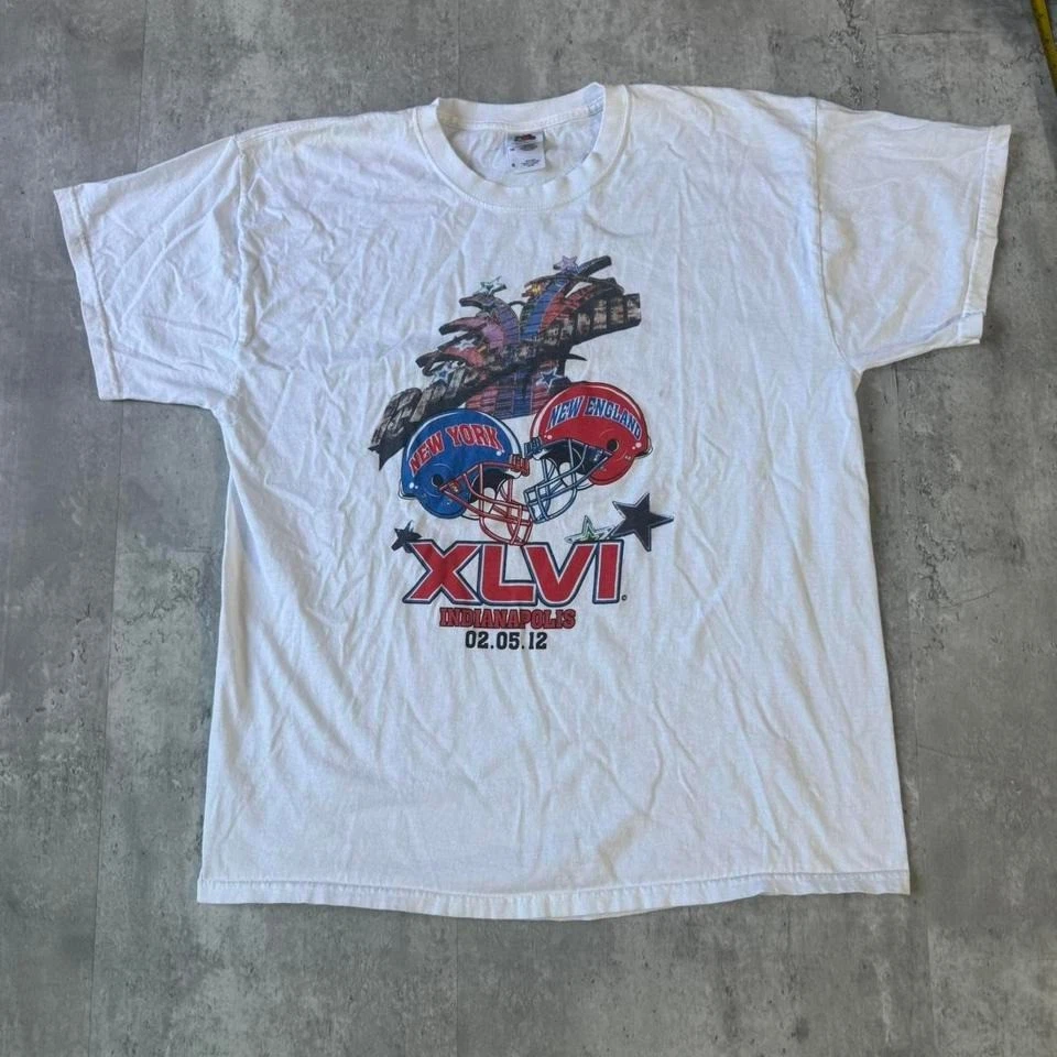 Vintage y2k New york giants new england patriots shirt size large - Image 1 of 4