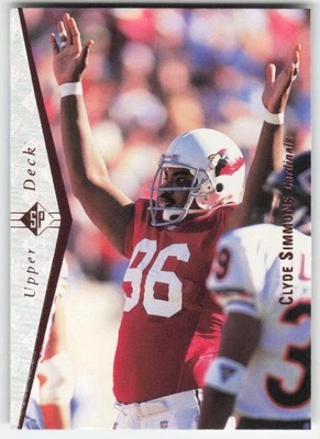 1995 SP #90 Clyde Simmons Arizona Cardinals FB1-964 - Image 1 of 2