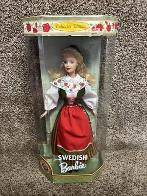 Boneca Barbie sueca do mundo edição de colecionador 1999 Mattel 24672 - Imagem 1 de 4