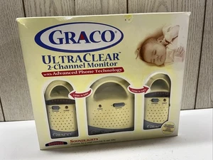 Graco Ultra Clear 2-Kanal Babyphone mit Sound & Licht Vintage - Bild 1 von 8