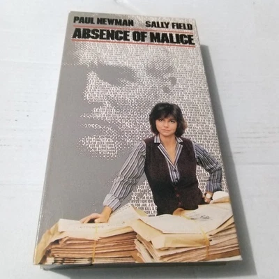 Absence of Malice (VHS) 1993 Paul Newman Sally Field  - Image 1 of 3