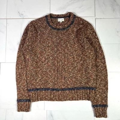 Paul Smith London malha de tweed M masculina lã algodão Japão - Imagem 1 de 4