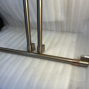 GE Cafe CXLB3H3PMSS Frigorifero Porta Francese Kit 3 Pezzi Maniglia Borzo Spazzolato - Foto 1 di 14