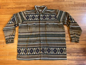 VINTAGE King Size Southwest Shirt Jacket Men’s XXL Beige - Picture 1 of 10