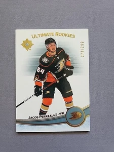 2022-23 UD Ultimate Jacob Perreault Rookie /299 - Anaheim Ducks - Picture 1 of 4