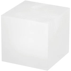 Plymor Frosted Acrylic Square Display Block, 3" H x 3" W x 3" D - Picture 1 of 1